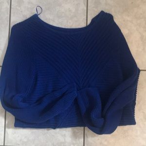 Royal blue sweater